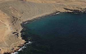Strand von Montaña de Arenas im Süden von Gran Canaria